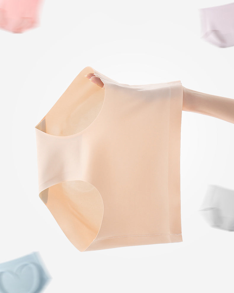Mulberry Silk Seamless Mid Waist Panties