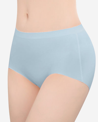 Mulberry Silk Seamless Mid Waist Panties