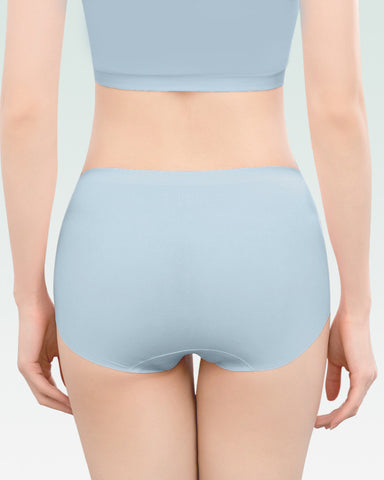 Mulberry Silk Seamless Mid Waist Panties