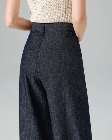 Featherlight Pleated Wide Leg Pants