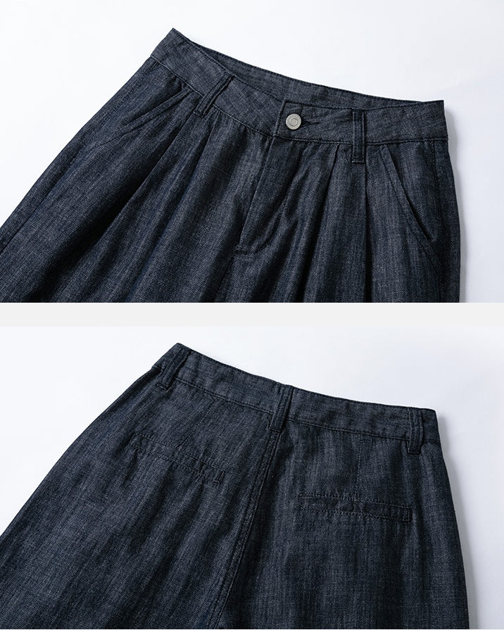 Featherlight Pleated Wide Leg Pants