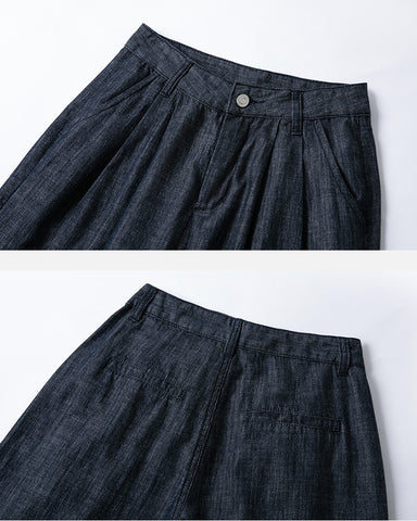 Featherlight Pleated Wide Leg Pants