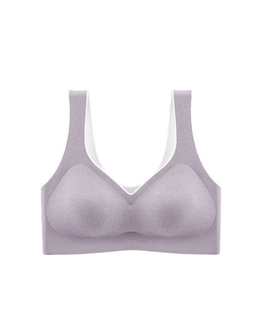 Ribbed Seamless Wireless Bra