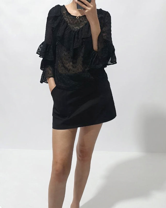 Sheer Venetian Top