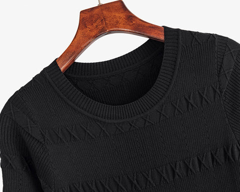 Short Sleeve Knit Bodycon Dress