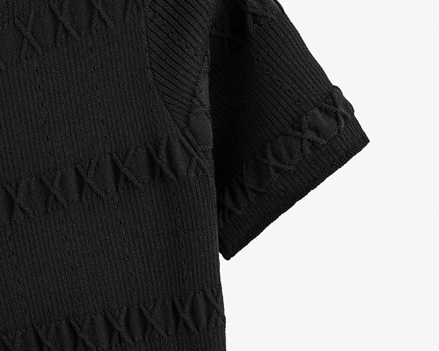 Short Sleeve Knit Bodycon Dress