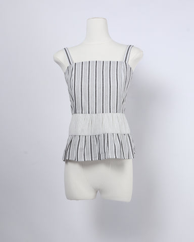Stripe Peplum Cami