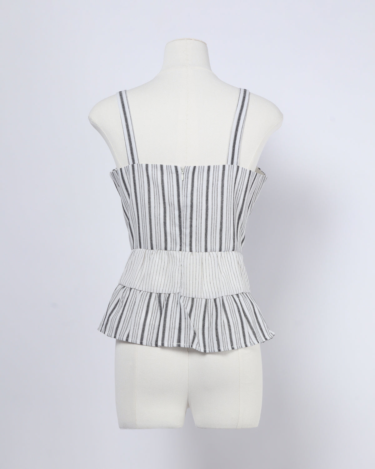 Stripe Peplum Cami - Ferlicious Singapore (view 8)