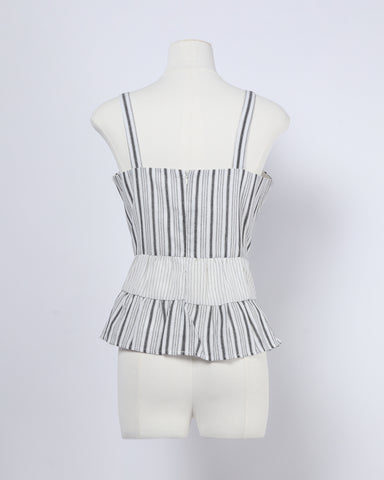 Stripe Peplum Cami