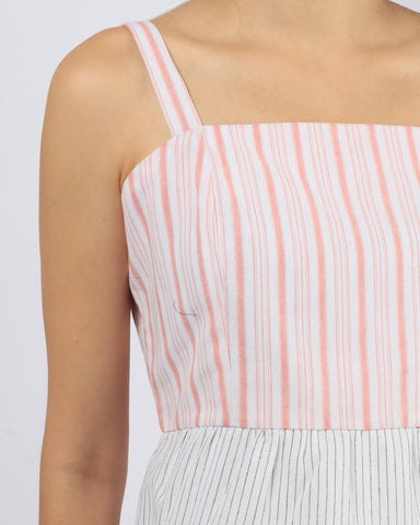 Stripe Peplum Cami