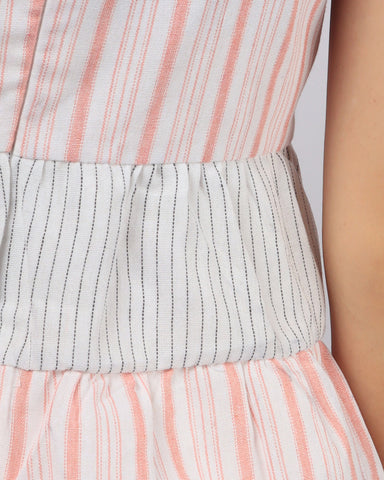 Stripe Peplum Cami