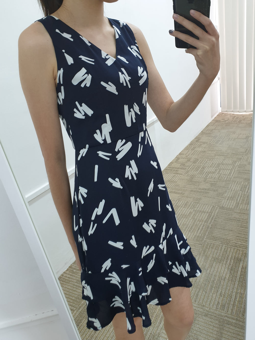Printed Dropwaist Dress - Ferlicious