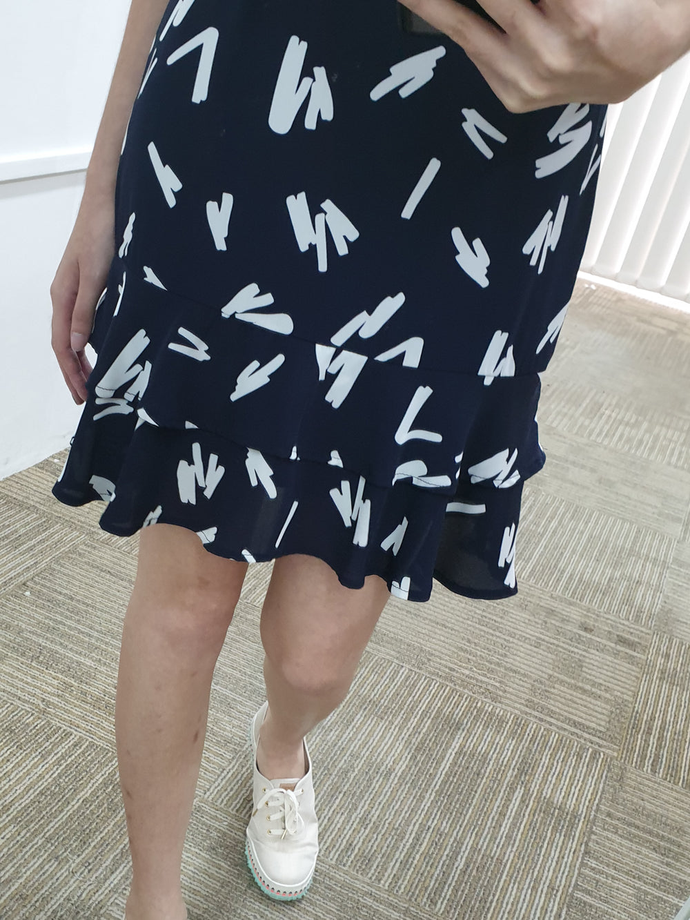 Printed Dropwaist Dress - Ferlicious