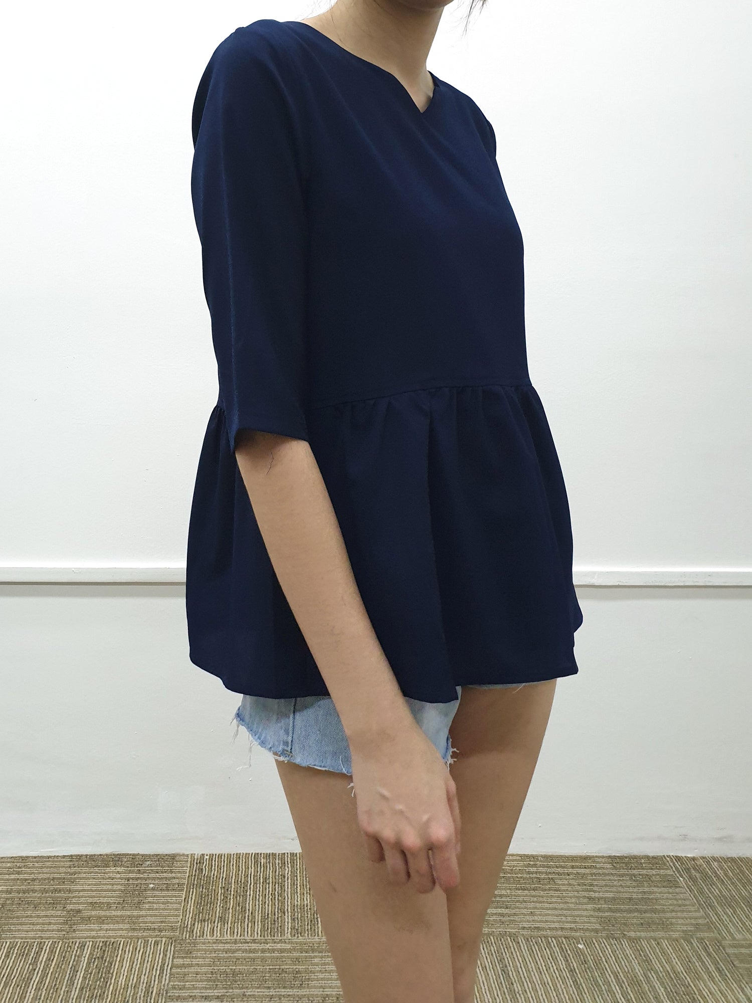 Basic 3Q Blouse (Non-returnable) - Ferlicious