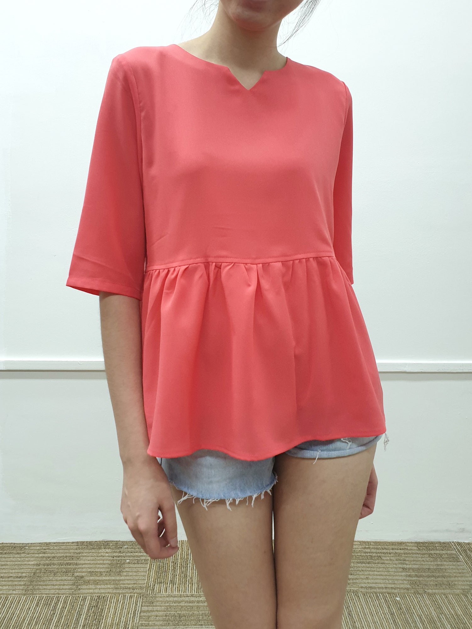 Basic 3Q Blouse (Non-returnable) - Ferlicious