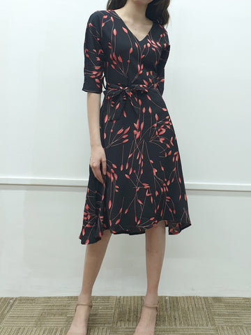 Print Batwing Dress - Ferlicious