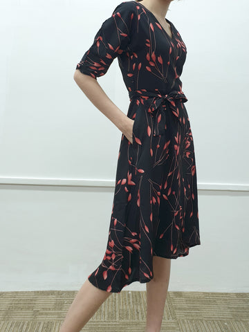 Print Batwing Dress - Ferlicious