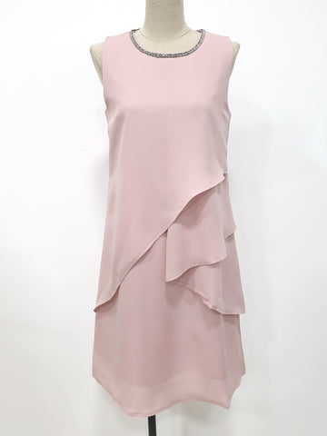 Bling Collar Shift Dress - Ferlicious