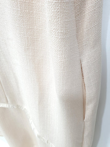 Raw Hem Tweed Shift Midi (Non-returnable) - Ferlicious
