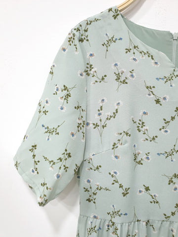 Floral Babydoll Dress (Non-returnable) - Ferlicious