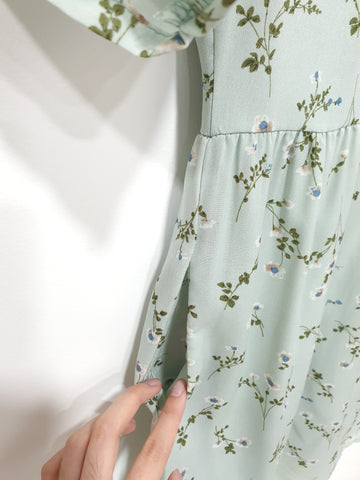 Floral Babydoll Dress (Non-returnable) - Ferlicious