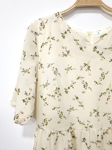 Floral Babydoll Dress (Non-returnable) - Ferlicious