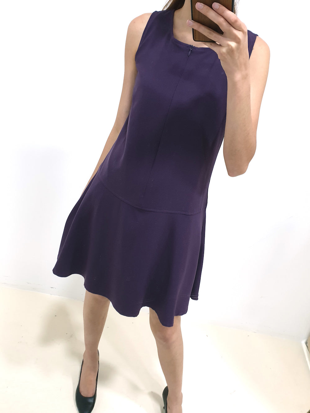 Front Zip Basic Dress (Non-returnable) - Ferlicious