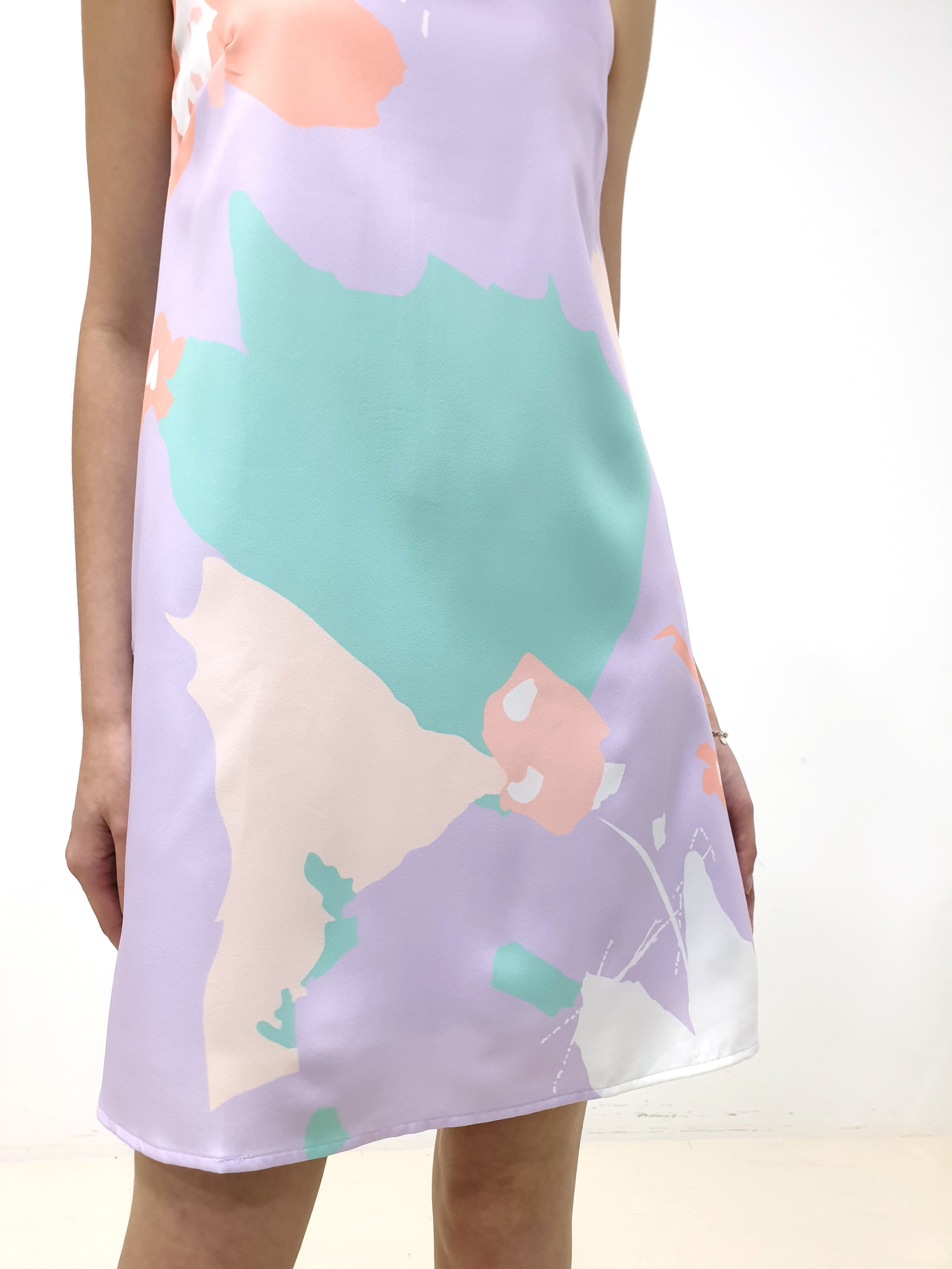 Annabeth Random Print Trapeze Dress (Non-returnable) - Ferlicious