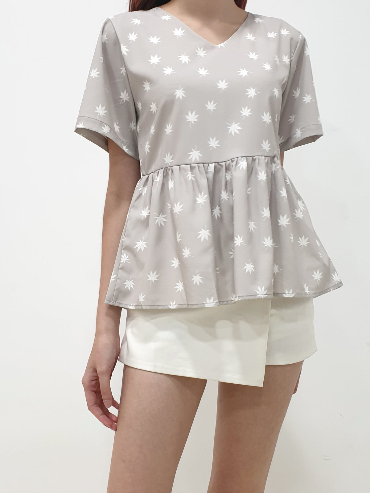 Maple Print Top (Non-returnable) - Ferlicious