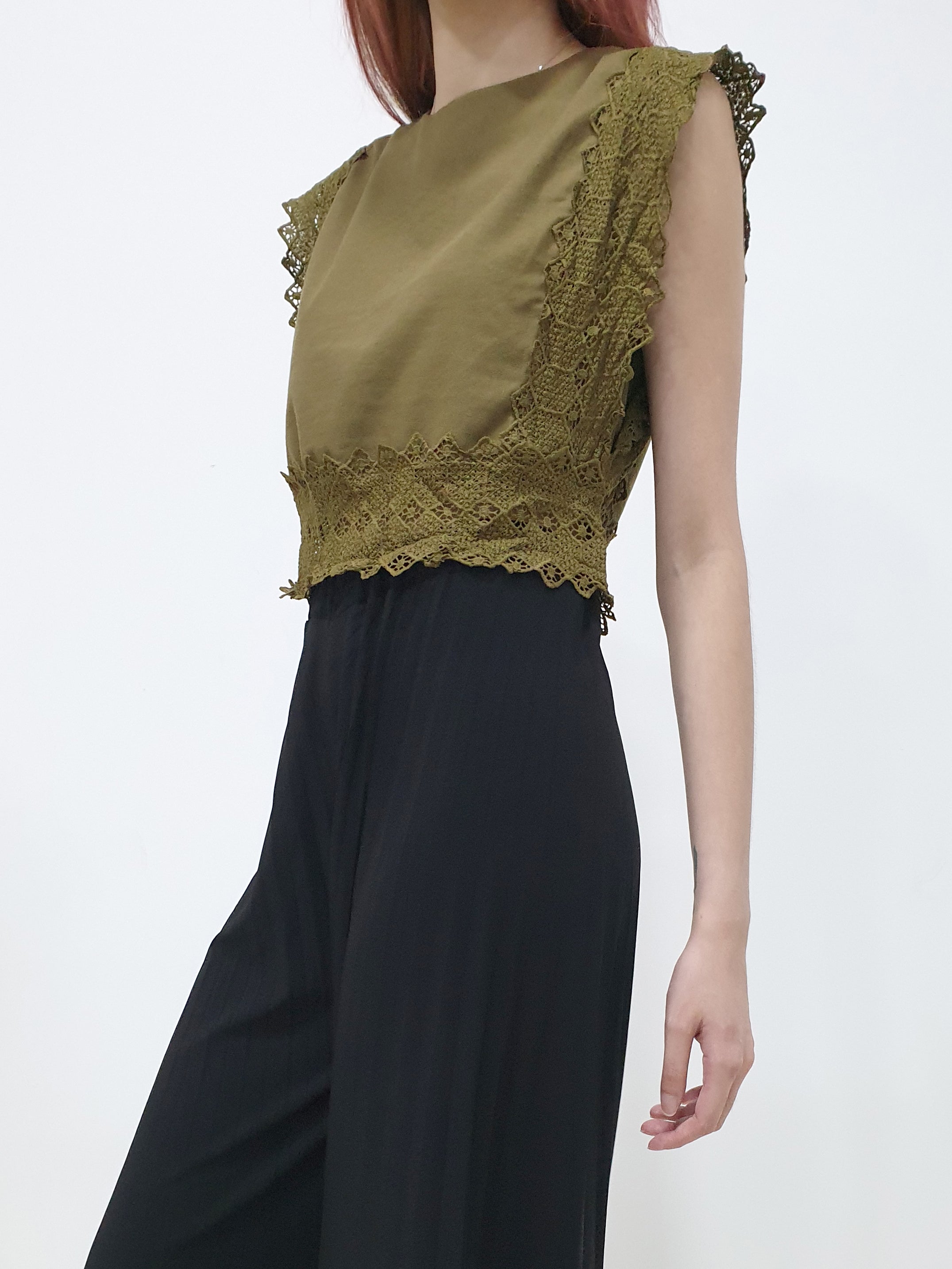 Crochet Trim Top (Non-returnable) - Ferlicious