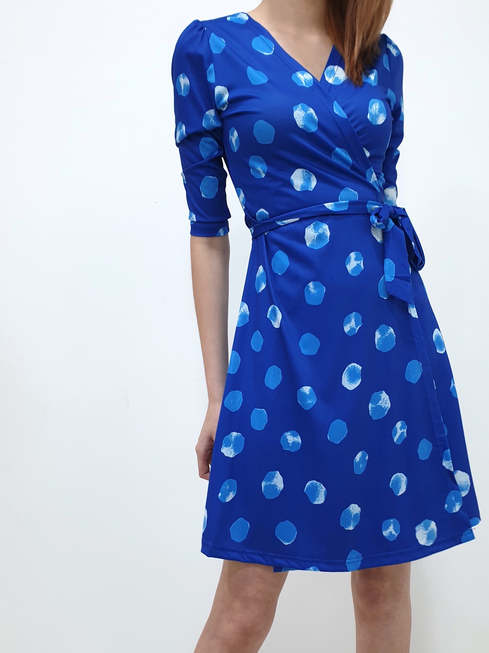 MADEBYFER Azure Wrap Dress