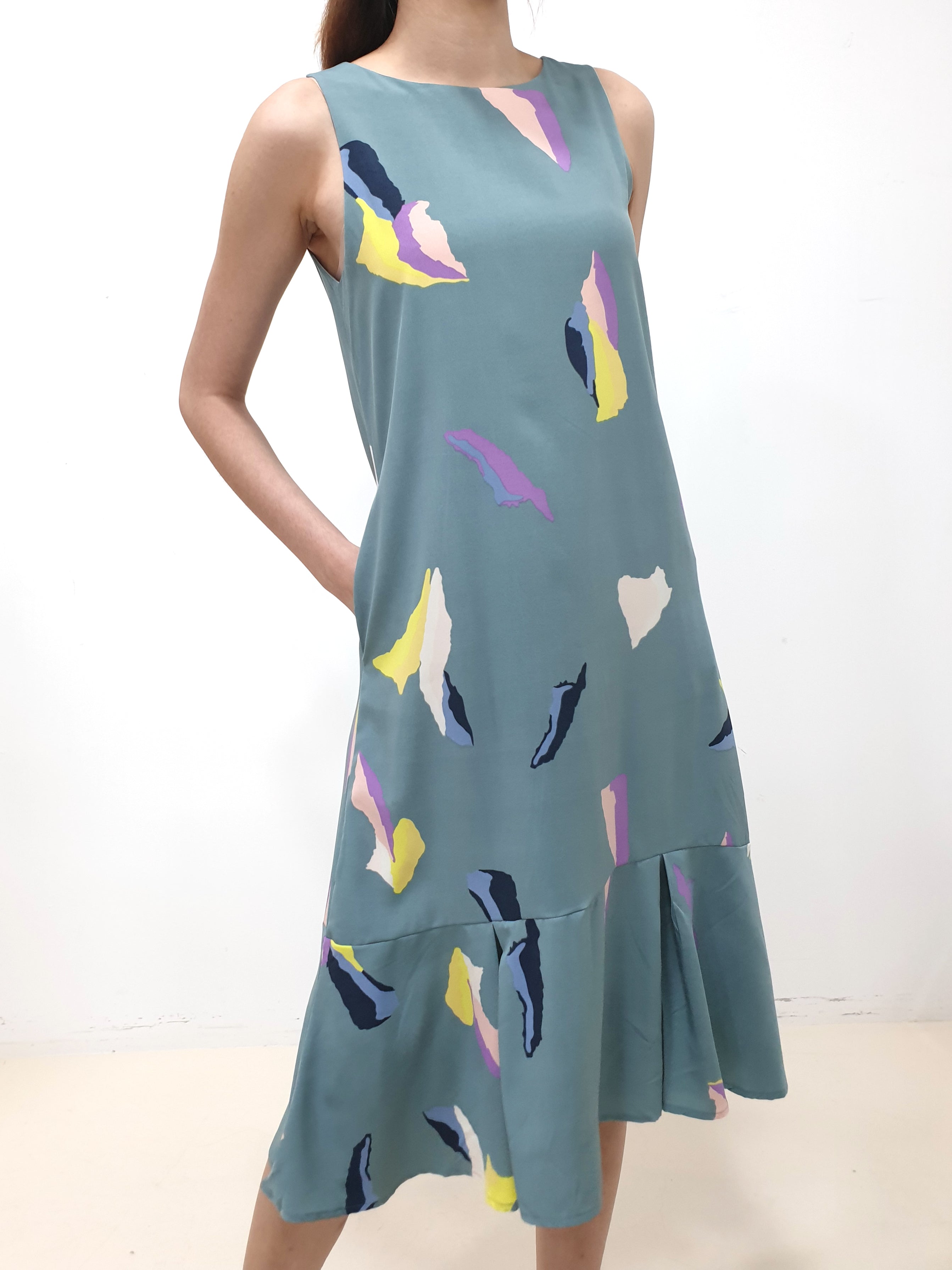 Seally Print Midi