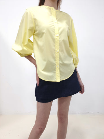 MADEBYFER Puff Sleeve Shirt - Yellow