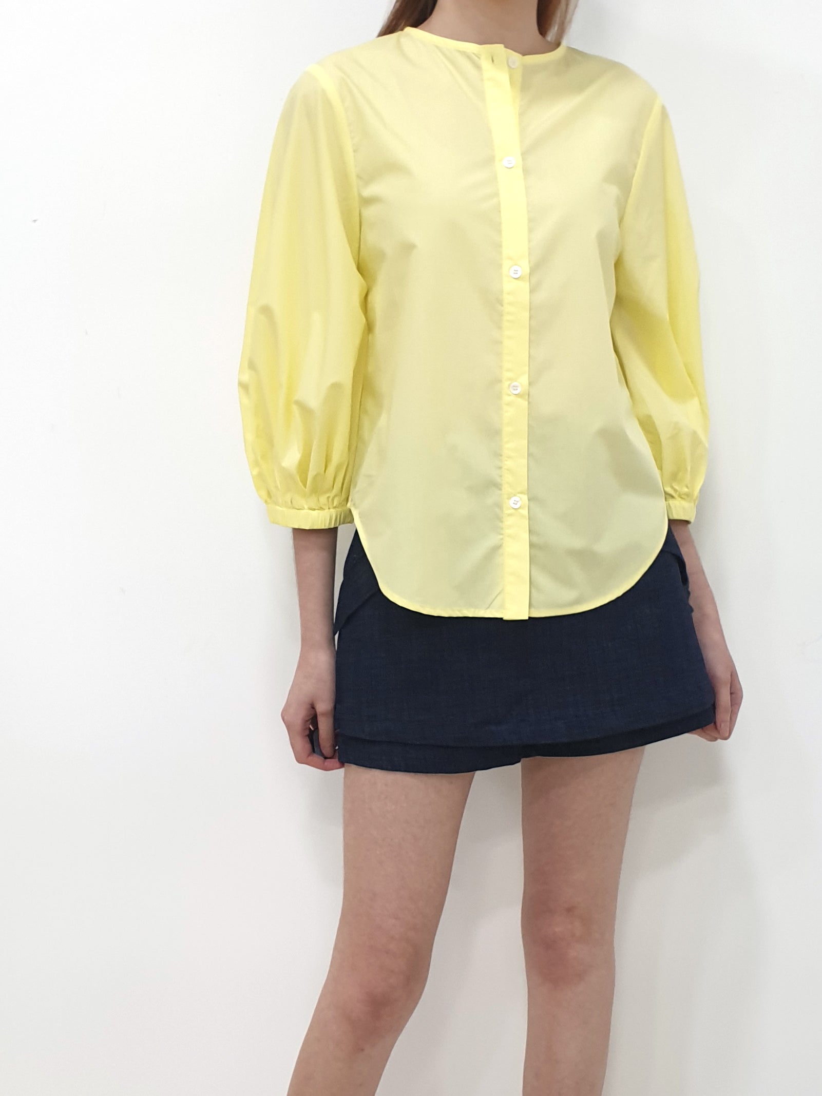 MADEBYFER Puff Sleeve Shirt - Yellow