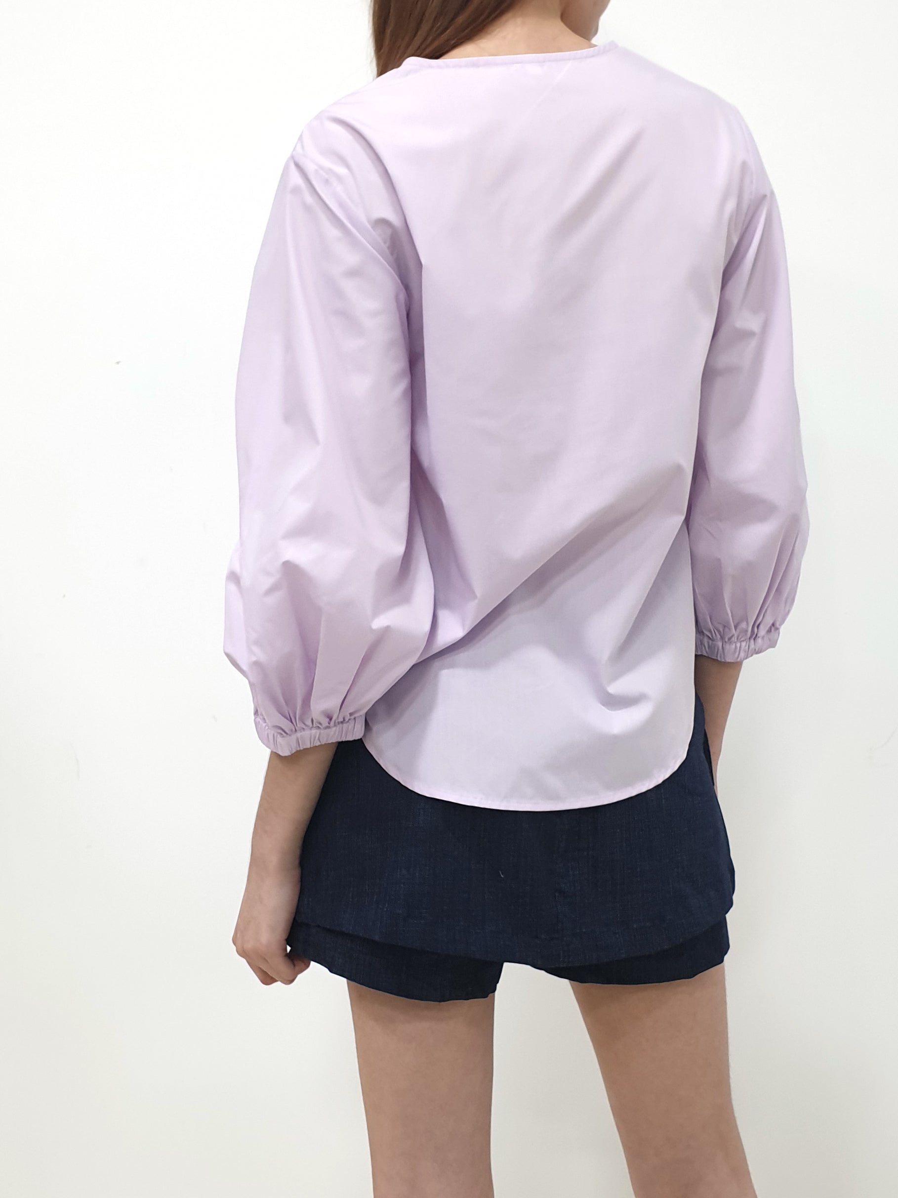 MADEBYFER Puff Sleeve Shirt - Lilac