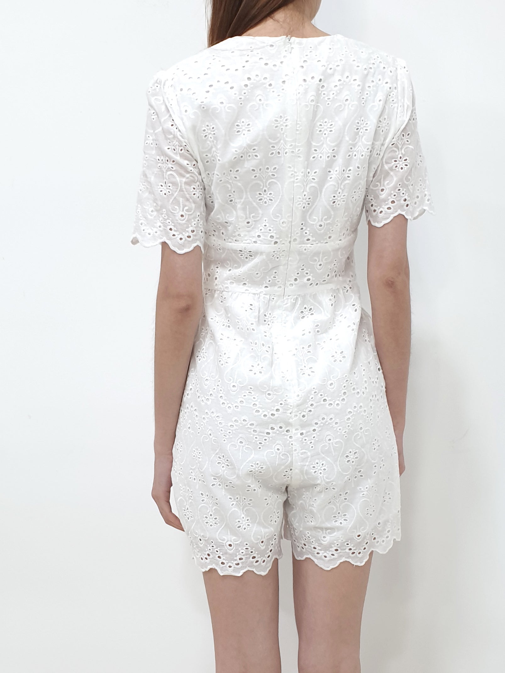 Fair Lady Eyelet Romper