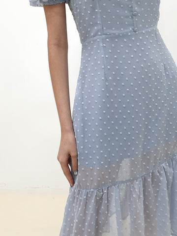 Swiss Dot Midi Dress