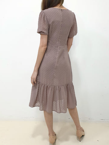 Swiss Dot Midi Dress