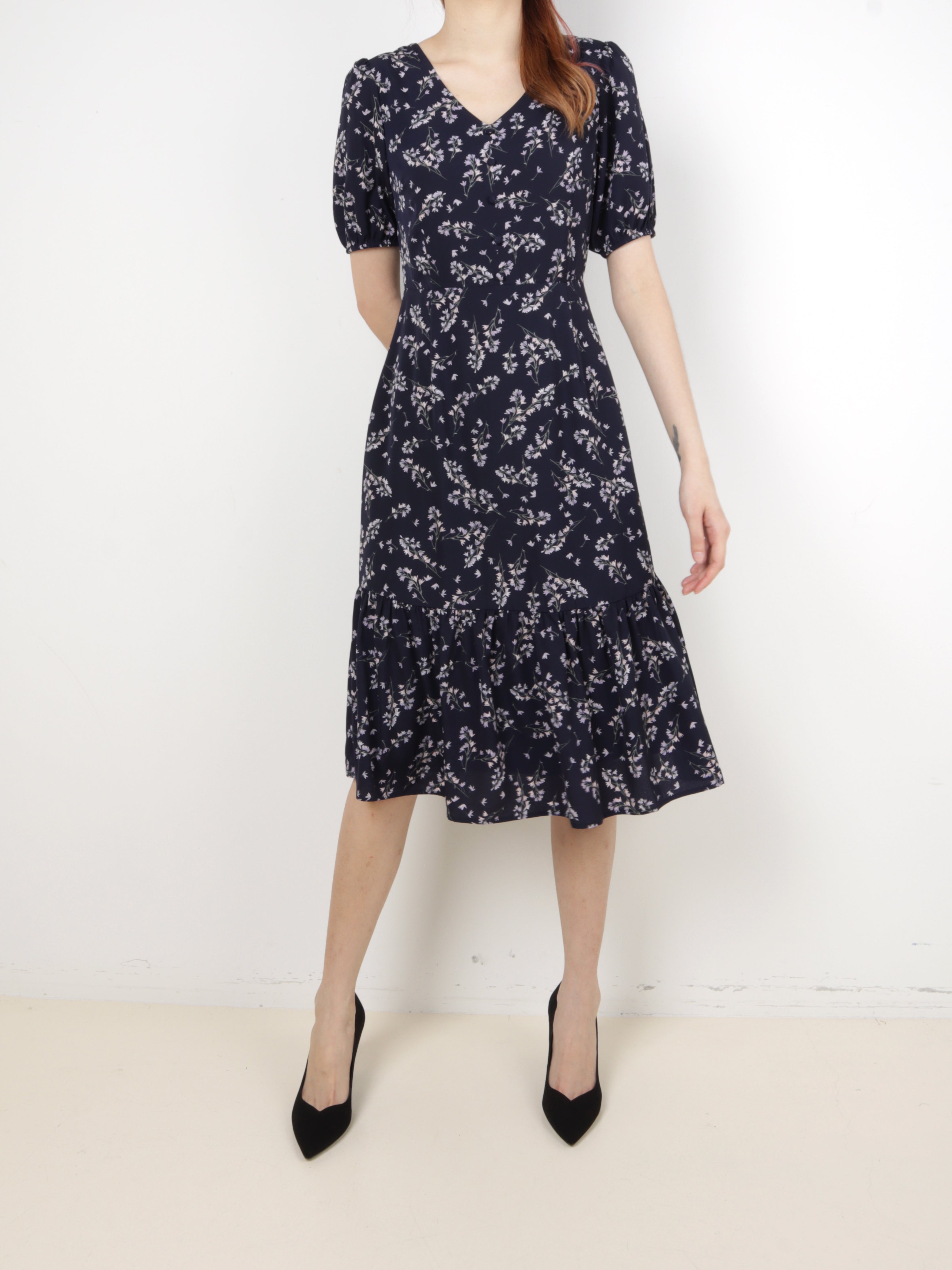 Ava Print Midi Dress