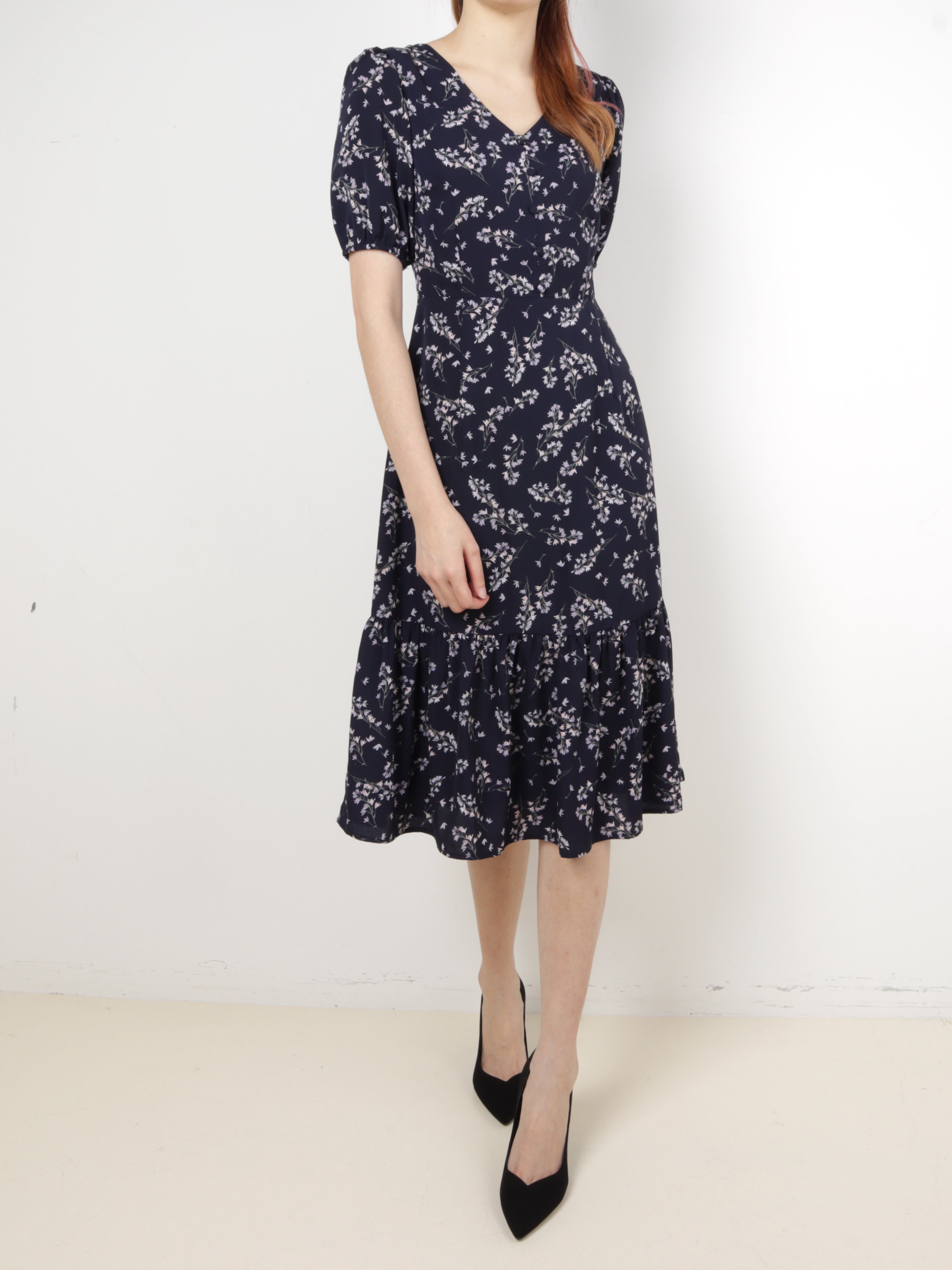 Ava Print Midi Dress