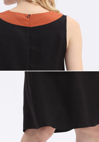 Basic Colourblock Dress - Ferlicious