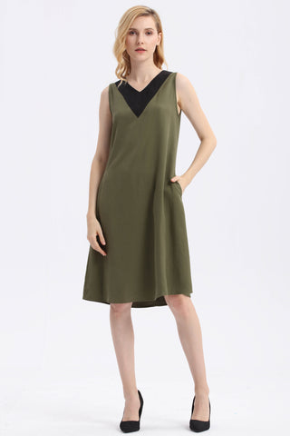 Basic Colourblock Dress - Ferlicious