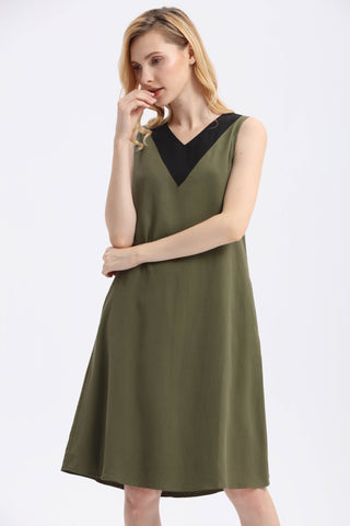 Basic Colourblock Dress - Ferlicious