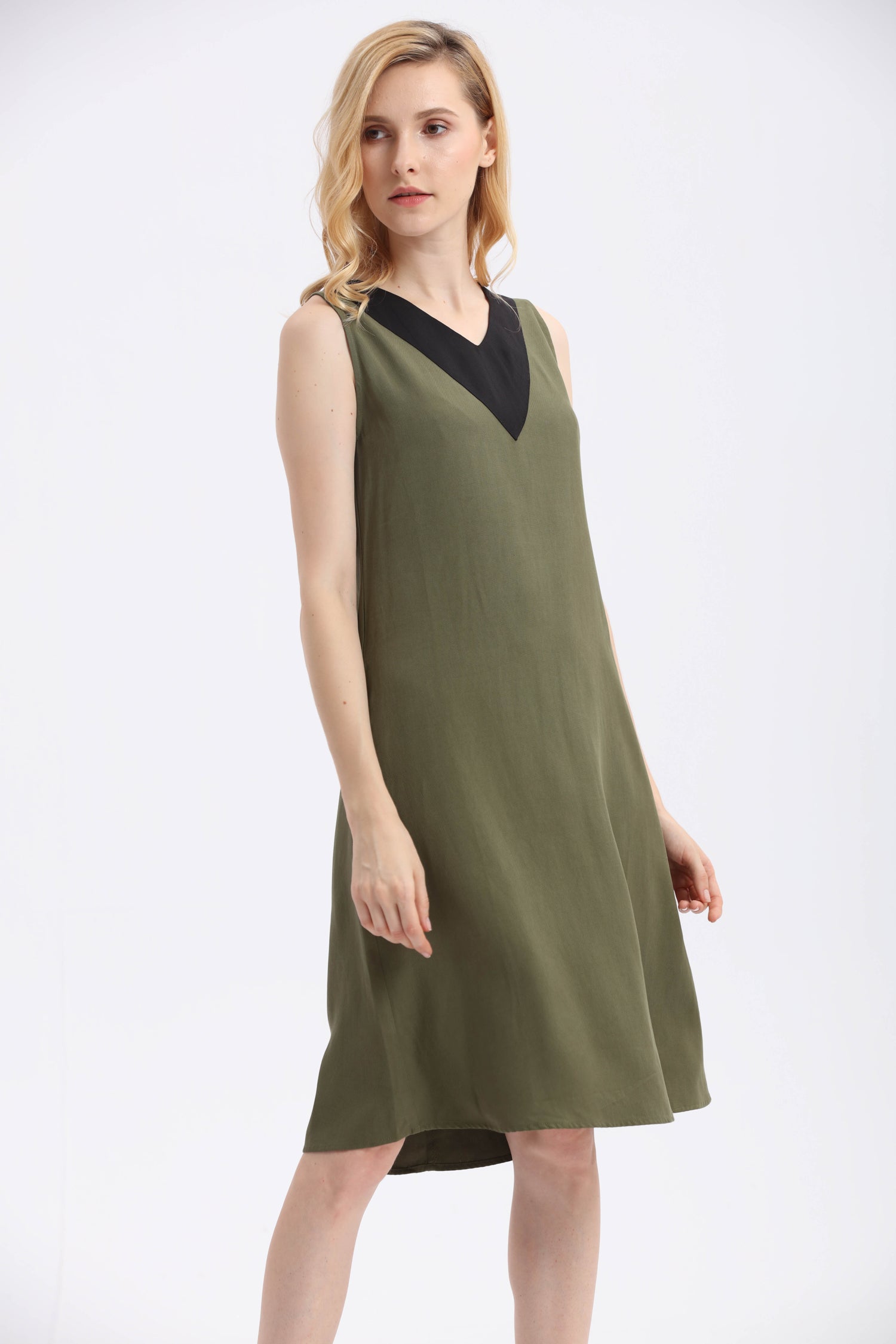 Basic Colourblock Dress - Ferlicious