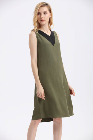 Basic Colourblock Dress - Ferlicious