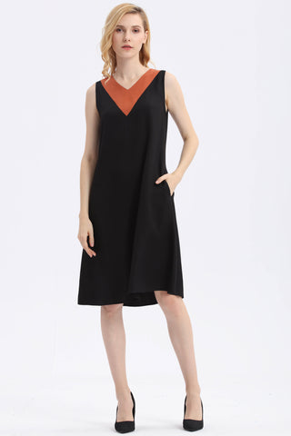 Basic Colourblock Dress - Ferlicious