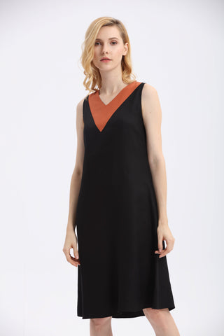 Basic Colourblock Dress - Ferlicious