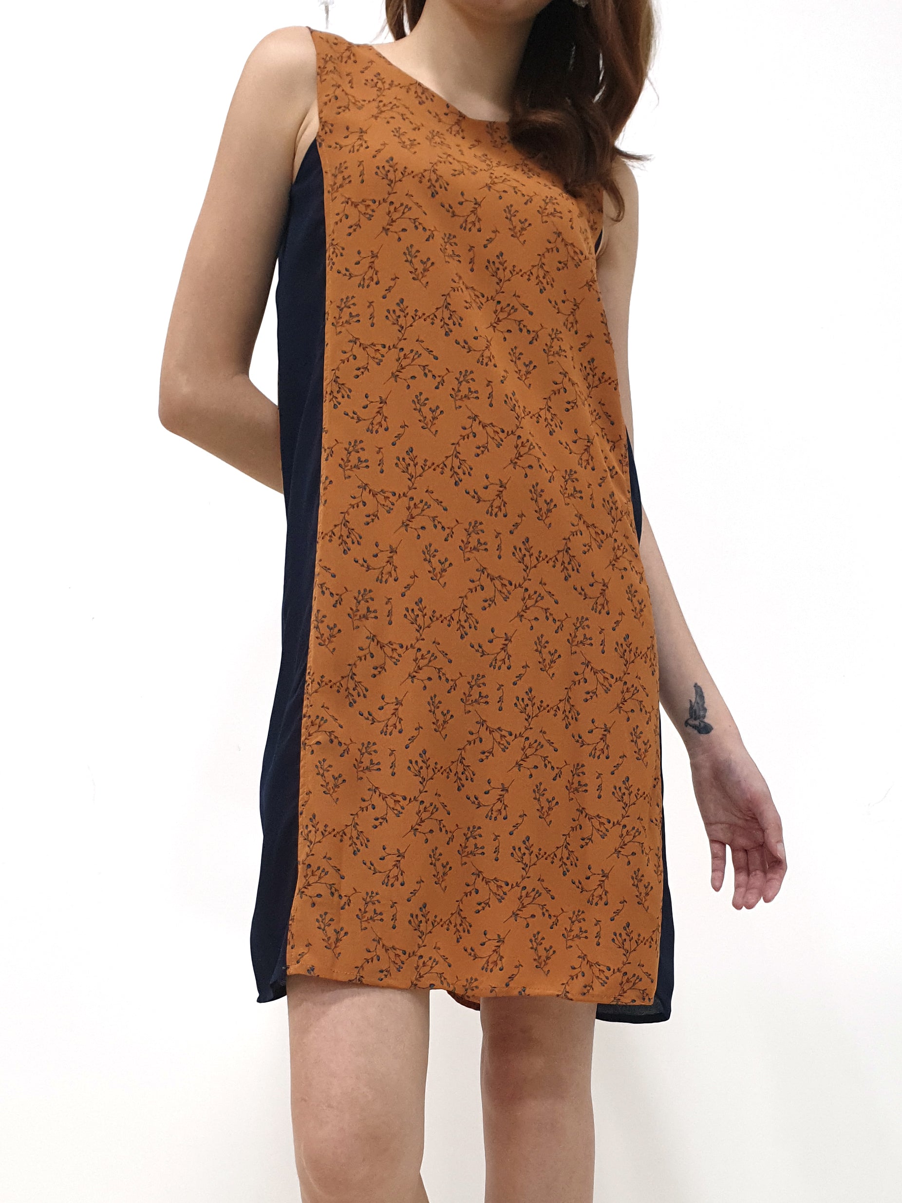 Block Side Dress (Non-returnable) - Ferlicious