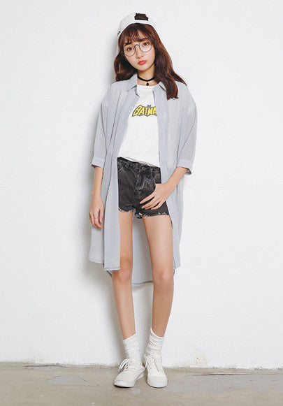 Chiffon Outer Shirt - Ferlicious