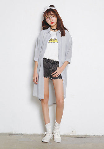 Chiffon Outer Shirt - Ferlicious